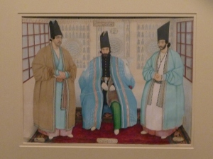 Traditional Qajar era artwork.